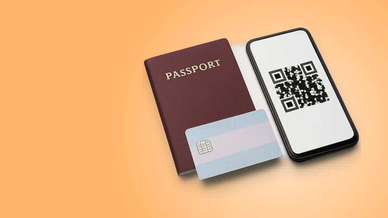Египетский паспорт со штампом, календарь с отмеченным ноябрём и стопка официальных бумаг