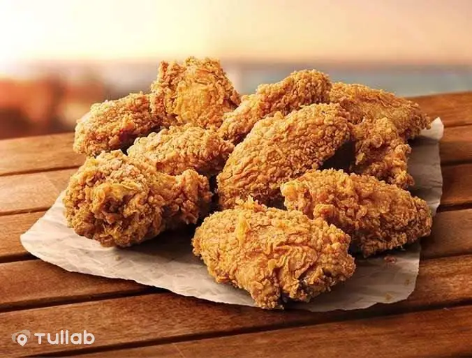 KFC крылышки и картофель фри на заказ