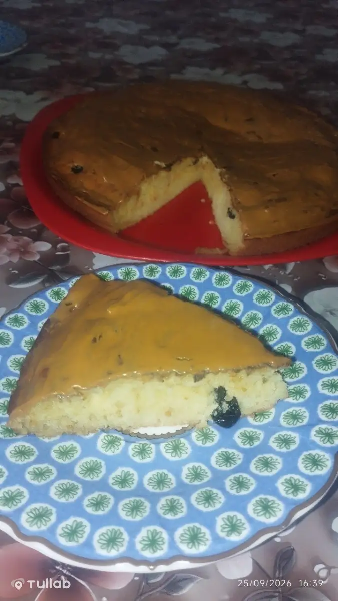 Мейиз кошулган пирог