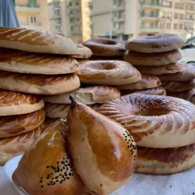 Самса с курицей и мясом