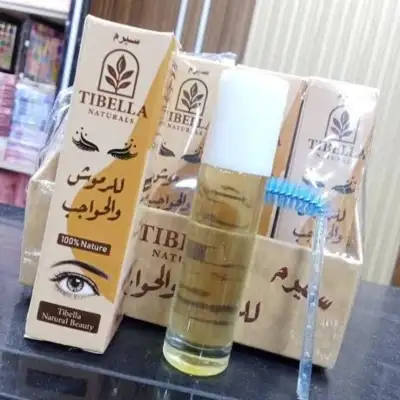 Tibella Naturals, натуральная сыворотка для роста ресниц и бровей