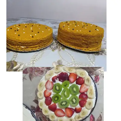 Новинка фруктовый медовик