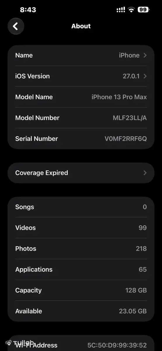 iPhone 13 Pro Max LLA